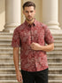 ELVIN S/FIT SHORT SLEEVE SHIRT (MAROON)
